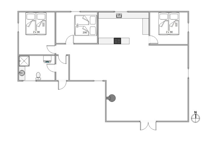 Ferienhaus 20669 in Nordskrænten 5, Jegum Ferieland - Bild #13