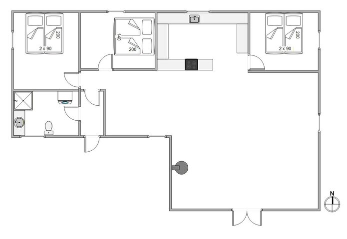 Ferienhaus 20669 in Nordskrænten 5, Jegum Ferieland - Bild #13