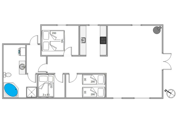 Holiday home 20692 at Blomstervangen 137, Jegum Ferieland - Picture #10