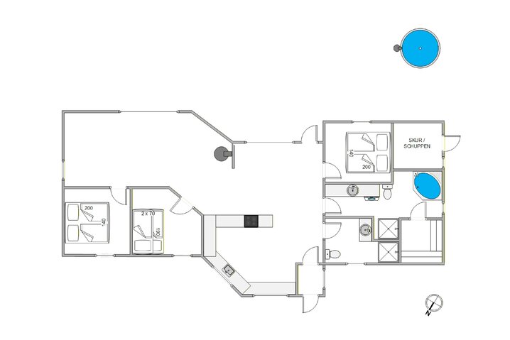Ferienhaus 20720 in Hybenvangen 5, Jegum Ferieland - Bild #13