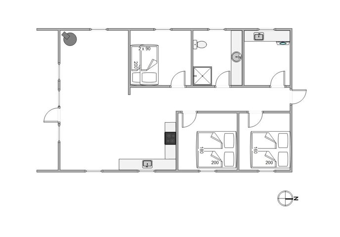 Ferienhaus 20721 in Møllevangen 68, Jegum Ferieland - Bild #13