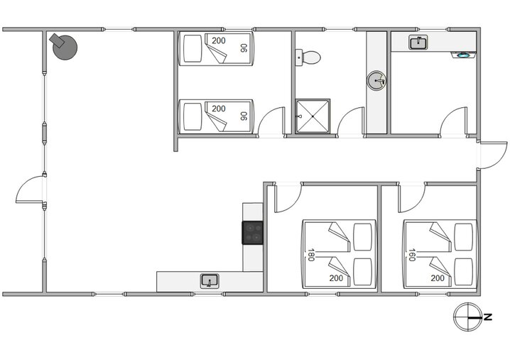 Ferienhaus 20721 in Møllevangen 68, Jegum Ferieland - Bild #13