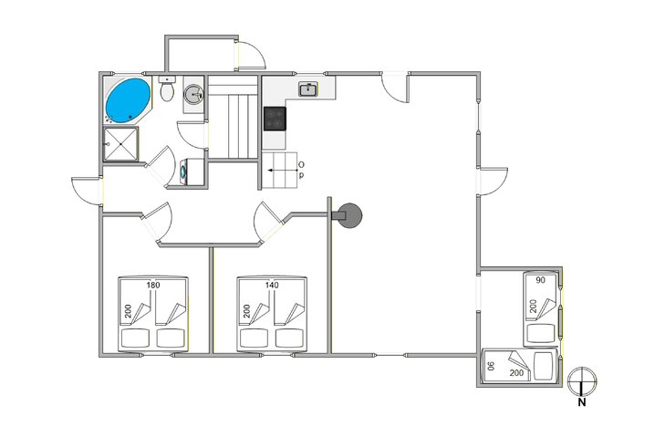 Ferienhaus 20730 in Blomstervangen 139, Jegum - Bild #0