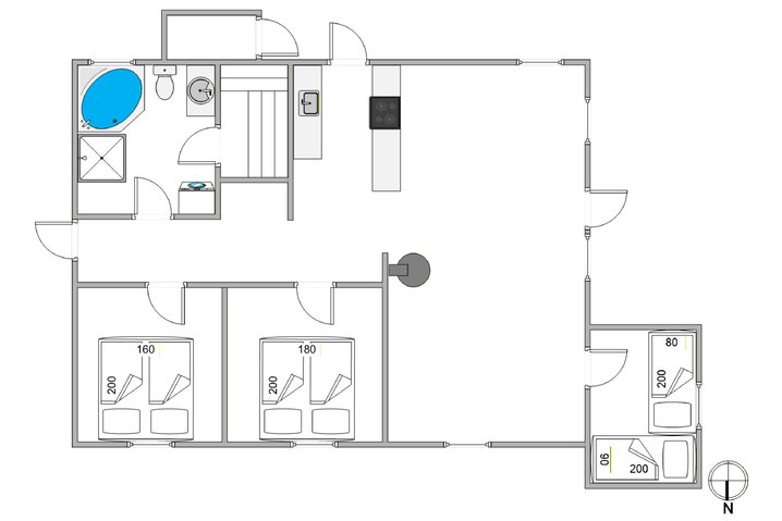 Ferienhaus 20730 in Blomstervangen 139, Jegum - Bild #13