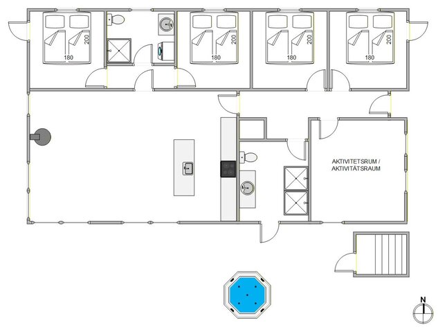 Ferienhaus 20745 in Nordskrænten 58, Jegum Ferieland - Bild #2