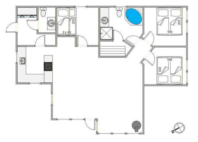 Ferienhaus 20767 in Blomstervangen 127, Jegum Ferieland - Bild #13