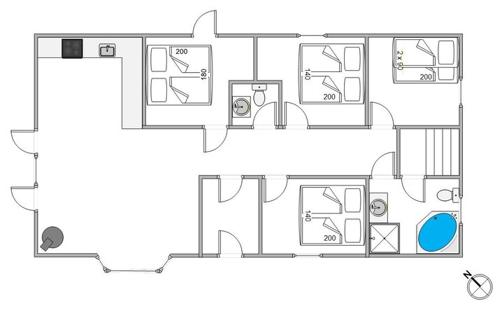 Ferienhaus 20784 in Brombærvangen 3, Jegum Ferieland - Bild #13