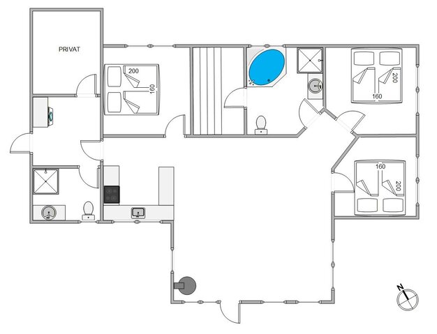 Ferienhaus 20787 in Blomstervangen 95, Jegum Ferieland - Bild #13