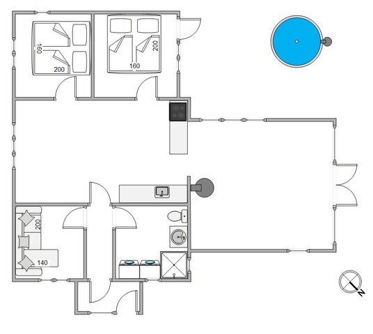 Ferienhaus 20795 in Nøddehaven 11, Jegum Ferieland - Bild #13