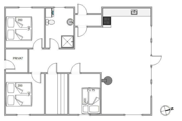 Ferienhaus 20800 in Fyrrelunden 16, Jegum Ferieland - Bild #13