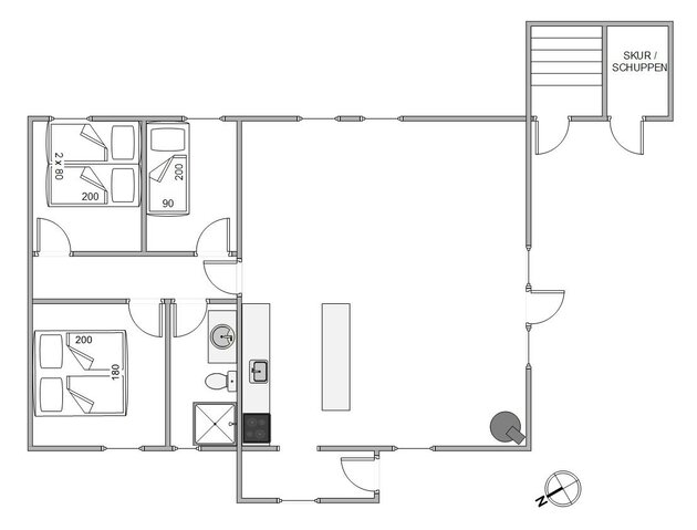 Ferienhaus 20803 in Nordskrænten 18, Jegum Ferieland - Bild #13