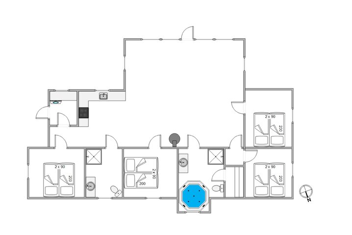Ferienhaus 20810 in Møllevangen 45, Jegum Ferieland - Bild #13