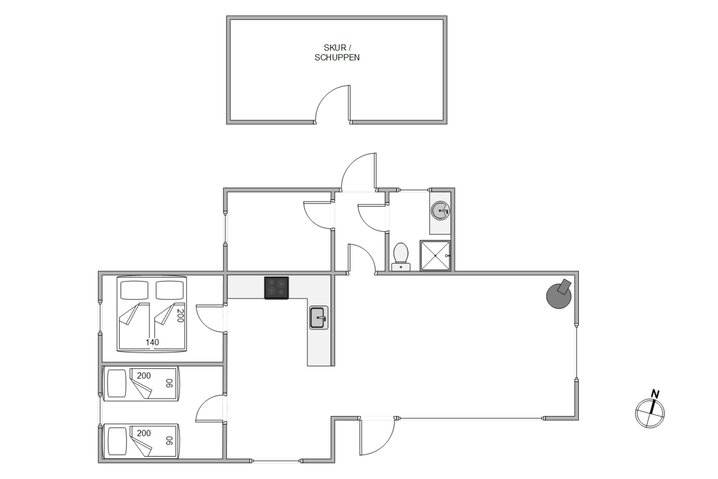 Ferienhaus 30034 in Anders Lyhnesvej 11, Houstrup - Bild #13