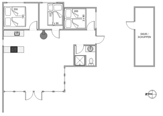 Ferienhaus 30076 in Peder Larsensvej 11, Houstrup - Bild #8