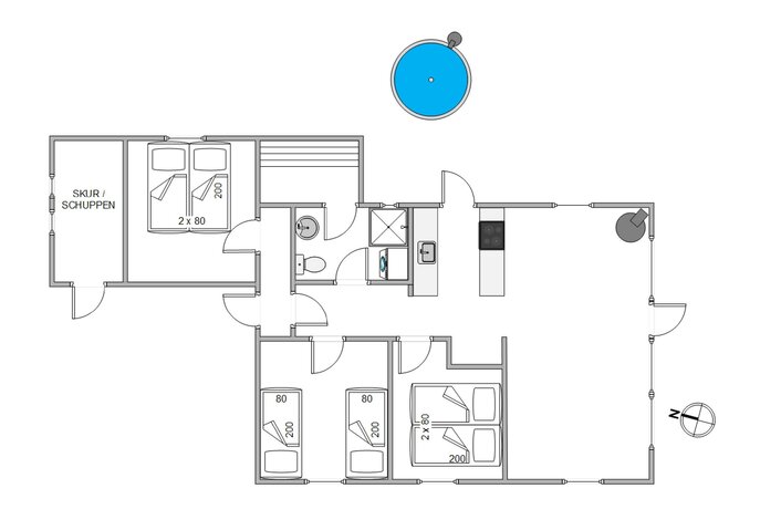 Holiday home 30113 at Ndr. Skovvej 1, Houstrup - Picture #13