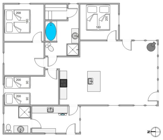 Ferienhaus 30114 in Anders Lyhnesvej 21, Houstrup - Bild #13