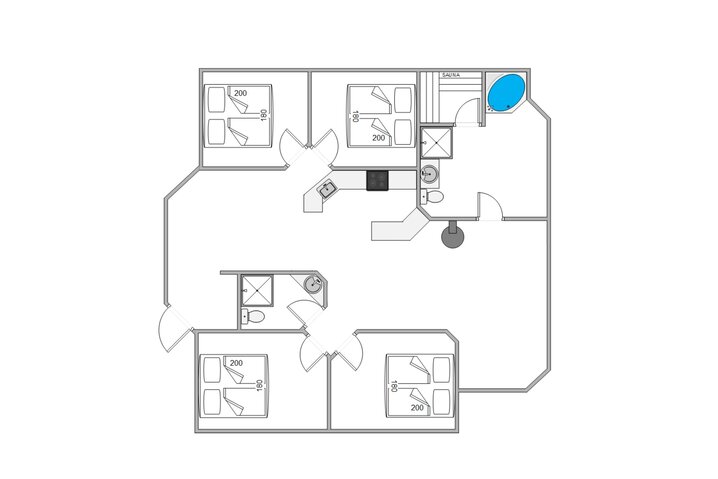 Ferienhaus 30253 in Guldvangen 54, Houstrup - Bild #13