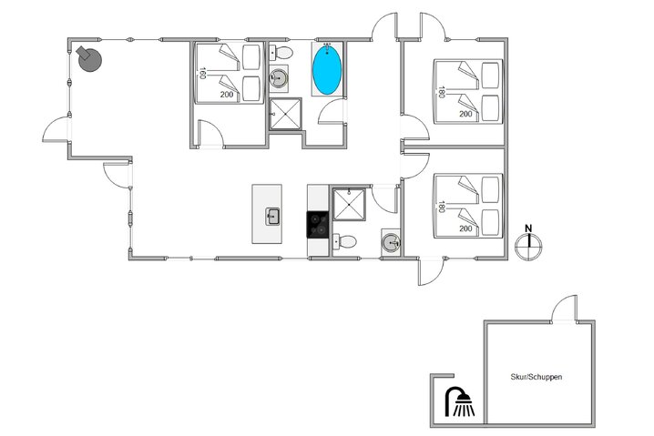 Ferienhaus 30257 in Peder Larsensvej 47, Houstrup - Bild #13