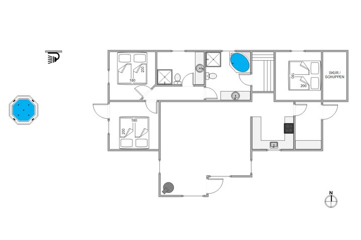 Ferienhaus 30266 in Peder Larsensvej 2B, Houstrup - Bild #13