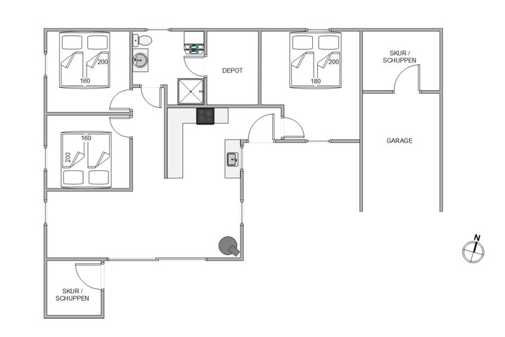 Ferienhaus 30293 in Kirkeflod 98, Houstrup - Bild #13