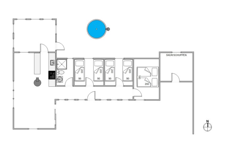 Ferienhaus 30302 in Sandtag 16, Houstrup - Bild #5