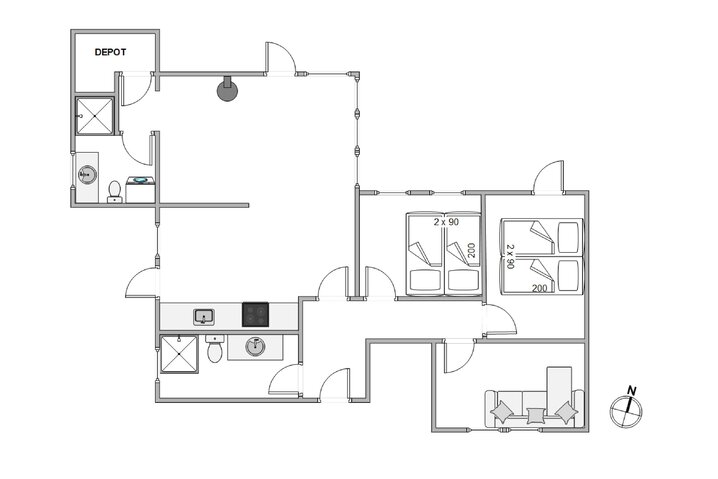 Ferienhaus 30312 in Pugeldal 3, Houstrup - Bild #5