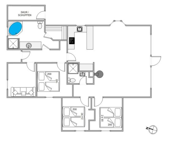 Ferienhaus 30343 in Fyrrekrogen 25, Houstrup - Bild #13