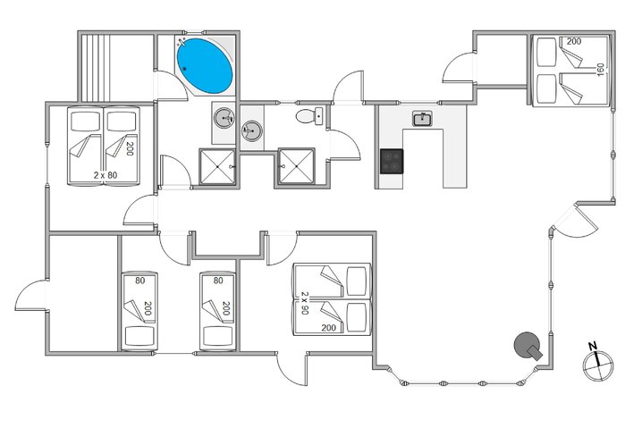 Ferienhaus 30404 in Kirkeflod 22, Houstrup - Bild #13