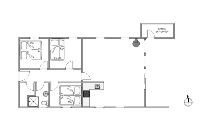 Ferienhaus 30407 in Kirkeflod 112, Houstrup - Bild #13