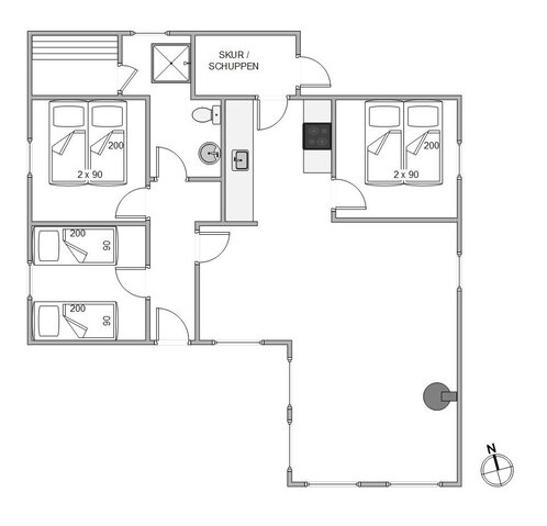 Ferienhaus 30409 in Kirkeflod 66, Houstrup - Bild #13