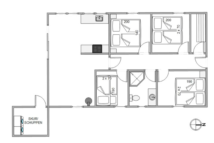 Ferienhaus 30426 in Hans Hansensvej 16, Houstrup - Bild #13