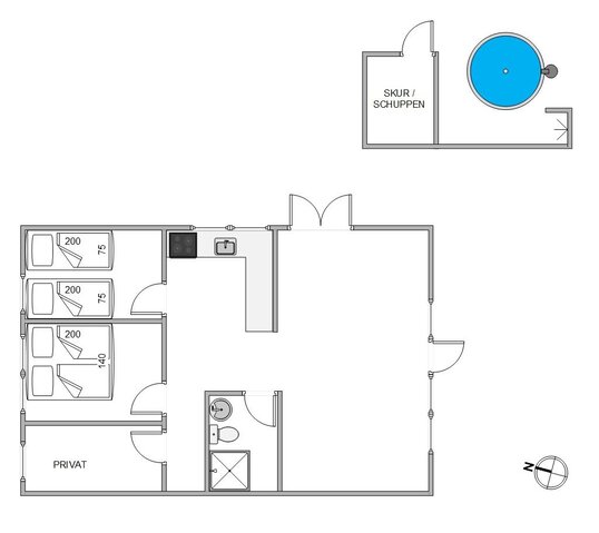 Ferienhaus 30432 in Kirkeflod 39, Houstrup - Bild #13