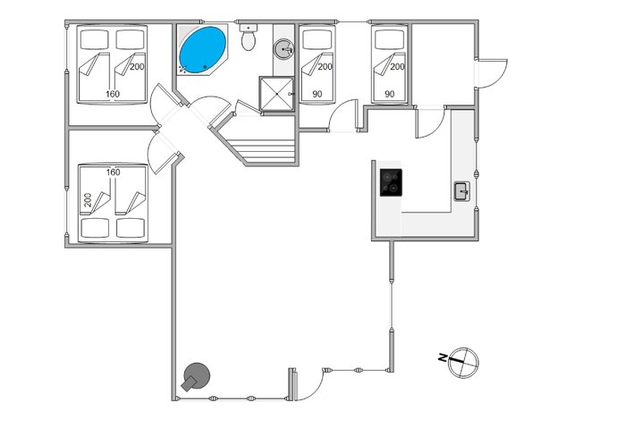 Ferienhaus 30449 in Guldvangen 72, Houstrup - Bild #5