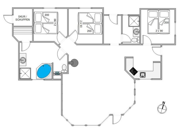 Ferienhaus 30452 in Kirkeflod 24, Houstrup - Bild #13