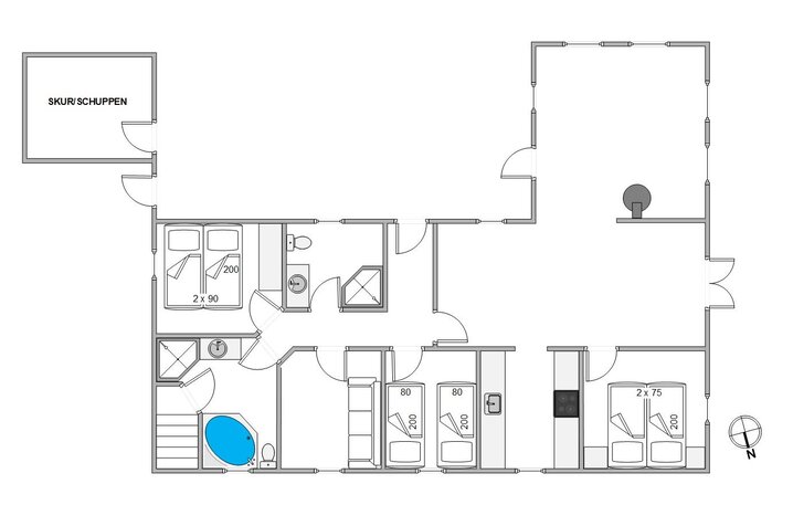 Ferienhaus 30499 in Kirkeflod 85, Houstrup - Bild #13