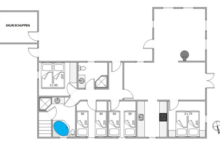Ferienhaus 30499 in Kirkeflod 85, Houstrup - Bild #5