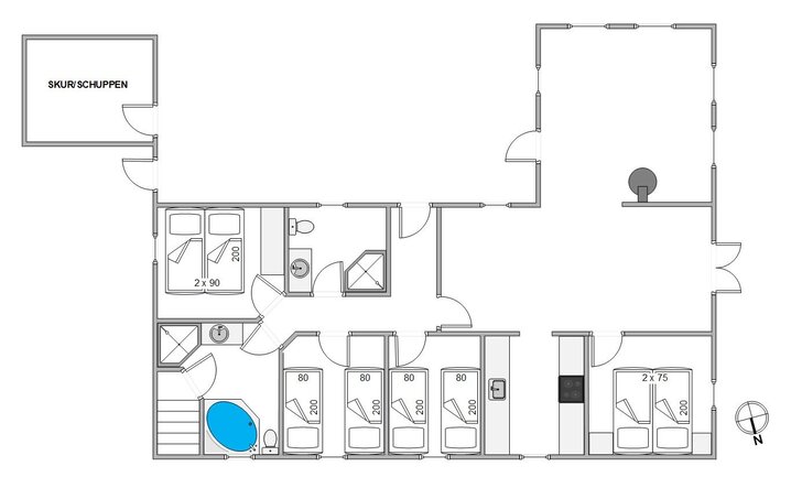 Ferienhaus 30499 in Kirkeflod 85, Houstrup - Bild #5