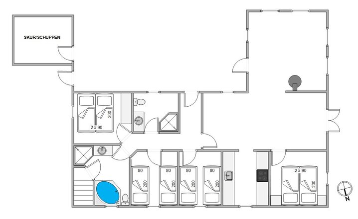 Ferienhaus 30499 in Kirkeflod 85, Houstrup - Bild #5