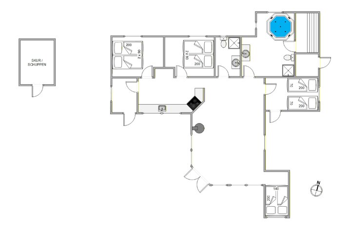 Ferienhaus 30501 in Søndervang 129, Houstrup - Bild #5