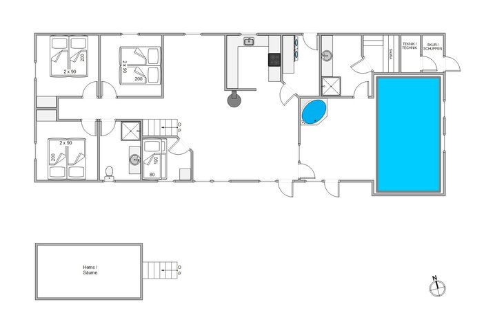 Ferienhaus 30518 in Hedevang 8, Houstrup - Bild #13