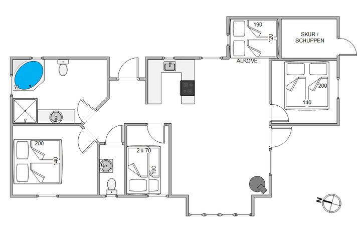 Ferienhaus 30590 in Nørrevang 229, Houstrup - Bild #13