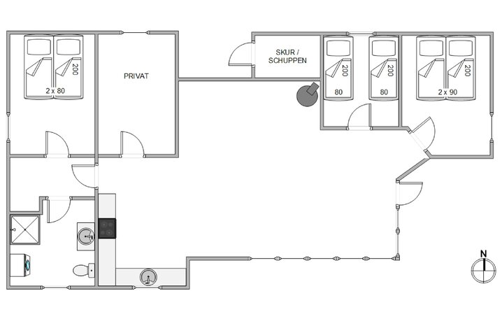 Ferienhaus 30700 in Kirkeflod 50, Houstrup - Bild #13