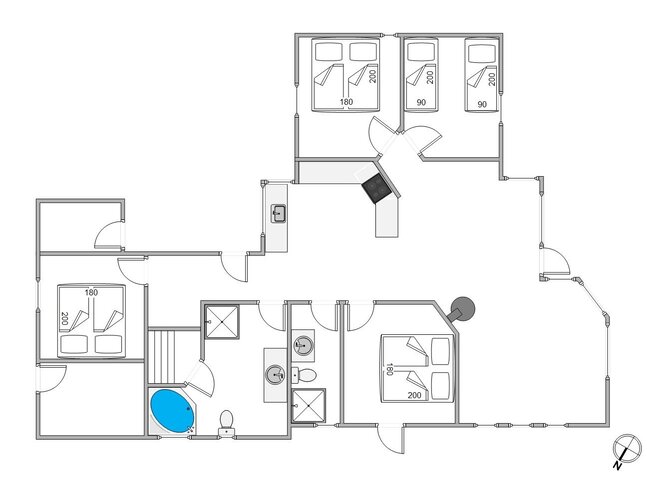 Ferienhaus 30733 in Hans Hansensvej 5, Houstrup - Bild #5