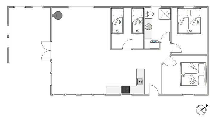 Holiday home 30779 at Fyrrekrogen 3, Houstrup - Picture #13