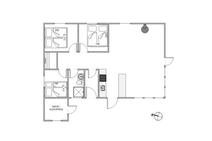 Ferienhaus 33011 in Højsvej 40, Houstrup - Bild #13