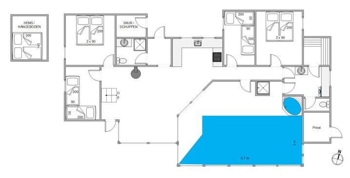 Sommerhus 33016 på Guldvangen 46, Houstrup - Billede #13