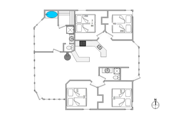 Ferienhaus 33017 in Guldvangen 30, Houstrup - Bild #13