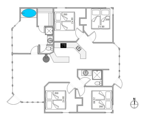 Sommerhus 33030 på Guldvangen 4, Houstrup - Billede #13