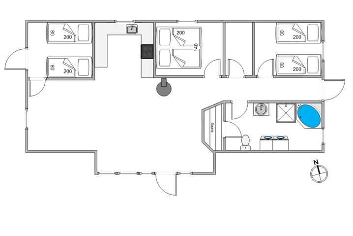 Sommerhus 35065 på Svanevænget 26, Bork Havn - Billede #13