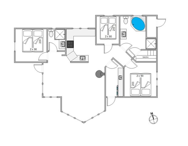 Sommerhus 35134 på Blomstervænget 40, Bork Havn - Billede #13